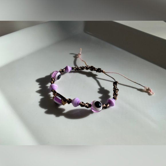 Swarovski Beaded Crochet Handmade Bracelet - Picture 4 of 5